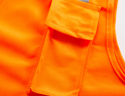 Customizable EN 20471 high quality reflective strip police safety vest with zipper