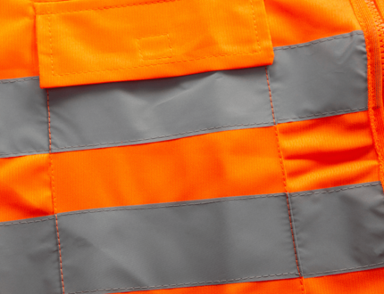 Customizable EN 20471 high quality reflective strip police safety vest with zipper